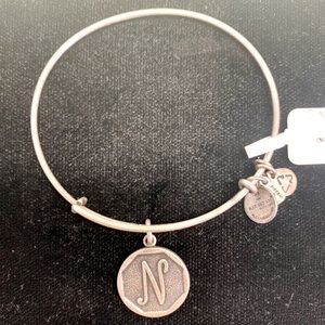 SOLD NWT Alex and Ani N Initial in Silver